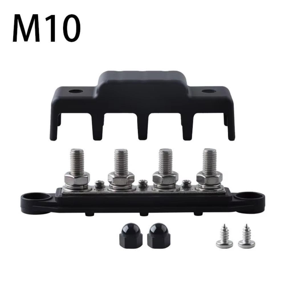 M8 M10 Stehbolzen Sammelschienenklemme 250A Batterie-Verteilerblock Stromverteilerblock Boot Auto Wohnmobil