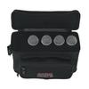 Gator Cases Nylon Carrying Bag for GM Series GM-4 Dynamic Microphones, Holds 4 [Shoulder Strap Included] [Official Japanese Product]