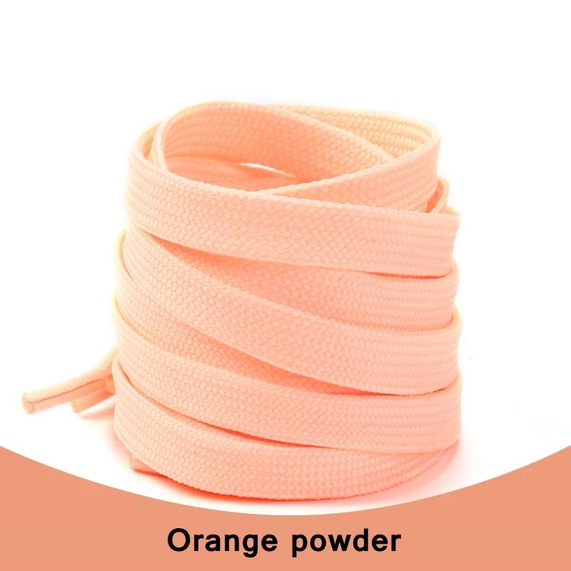 1Pair Solid Flat Shoelaces Sneakers Canvas Shoe laces Women Men Shoelace 21Colors Width 0.8cm Classic Laces for Shoes Strings