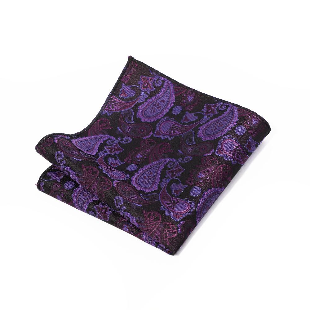 Herrficka i paisley-mönstrat polyester för affärs- eller fritidskostymer