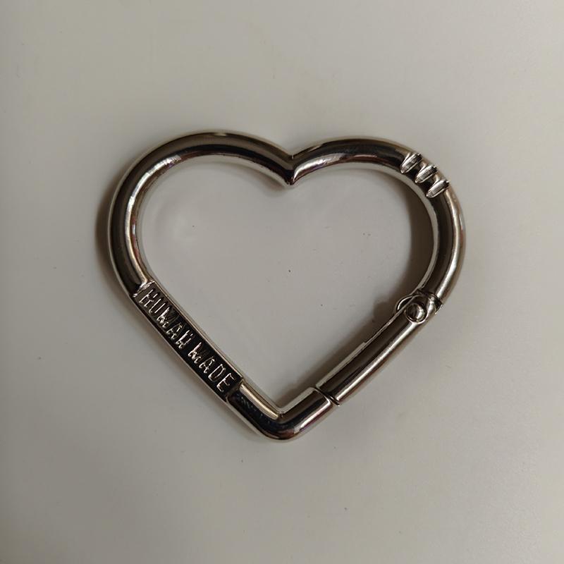 Love Heart Letter Carabiner Keychain Hanging Ins Portable Diy Open Metal Buckle Connecting Hooks Accessories