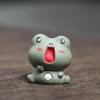 Yixing Zisha Wealth-attracting Cute Frog Cat Tea Pet Aesthetic Tea Games Tea Figurine Play Toys Tea Statue Ornaments Teaware