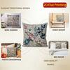 2D Floral Embroidered Cushion Covers For Home Decor Pattern Cushion Cover Suitable For Sofa Bedroom Car Pillow Cover