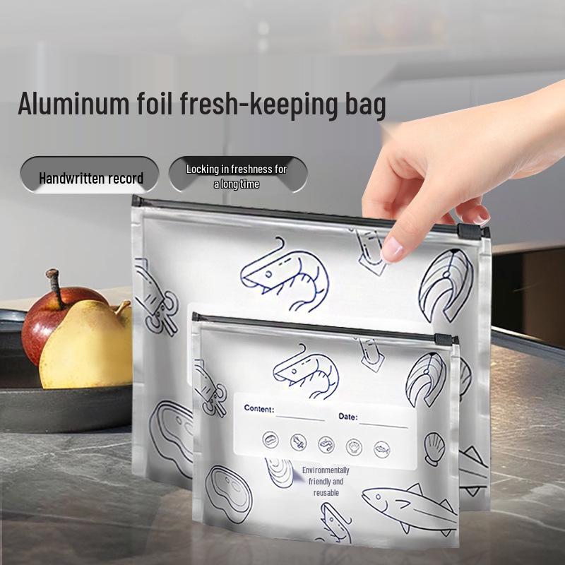 Aluminum Foil Sealing Slider for Food Preservation in Refrigerator & Freezer