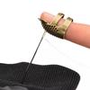 Vintage Finger Cot Thimble Holder: Hand-Sewing Protection Tool