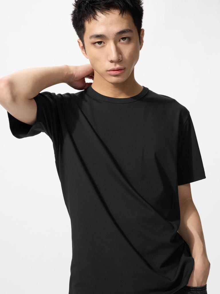 Uniqlo Airism CoTTon Crew Neck T  shorT Sleeve 