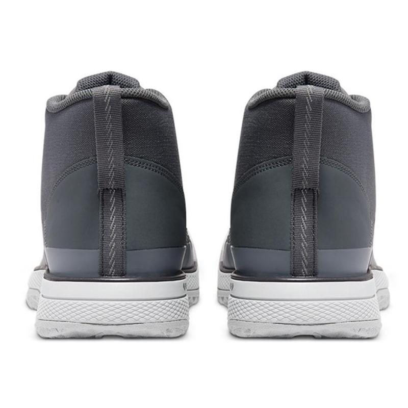 Converse Star Series BB Round Toe Lace-Up Mid-Top Basketball Shoes Unisex Grey