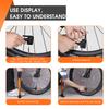 WEST BIKING 160PSI High Pressure Pump Schrader Presta MTB Bicycle Floor Pump Cycling Air Pump Tire Ball Motorcycle Car Inflator