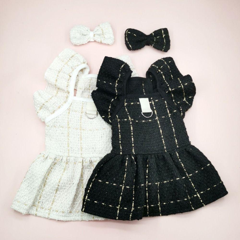 

Fashion Pet Princess Skirt Cute Pet Vest Comfortable Dog Clothes Kittens M чорний