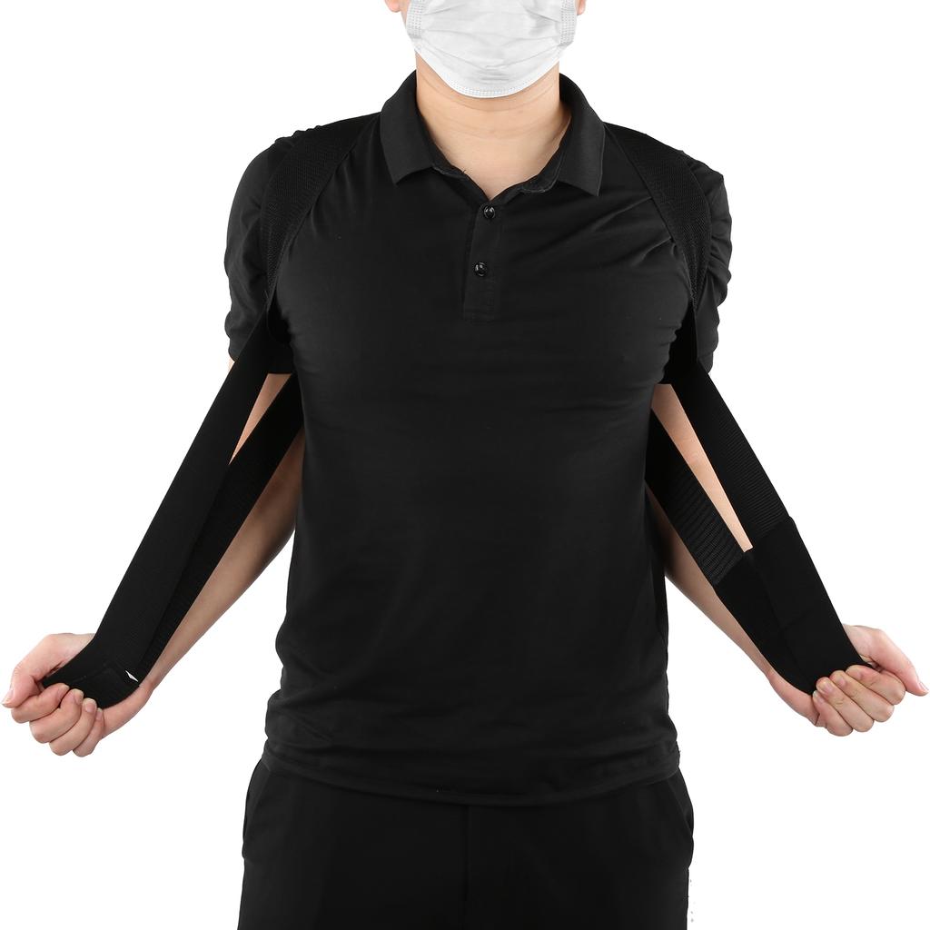 Posture Corrector Adjustable Back Brace Shoulder Lumber Support Belt for Men Women M Size