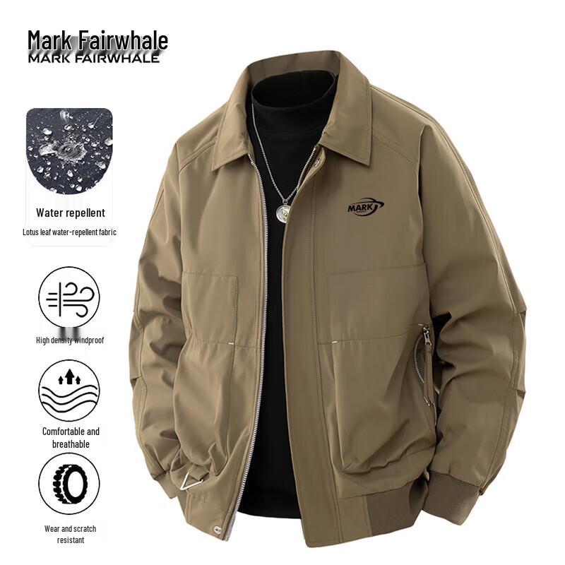

MARK FAIRWHALE Men s Autumn/Winter Casual Jacket 4XL