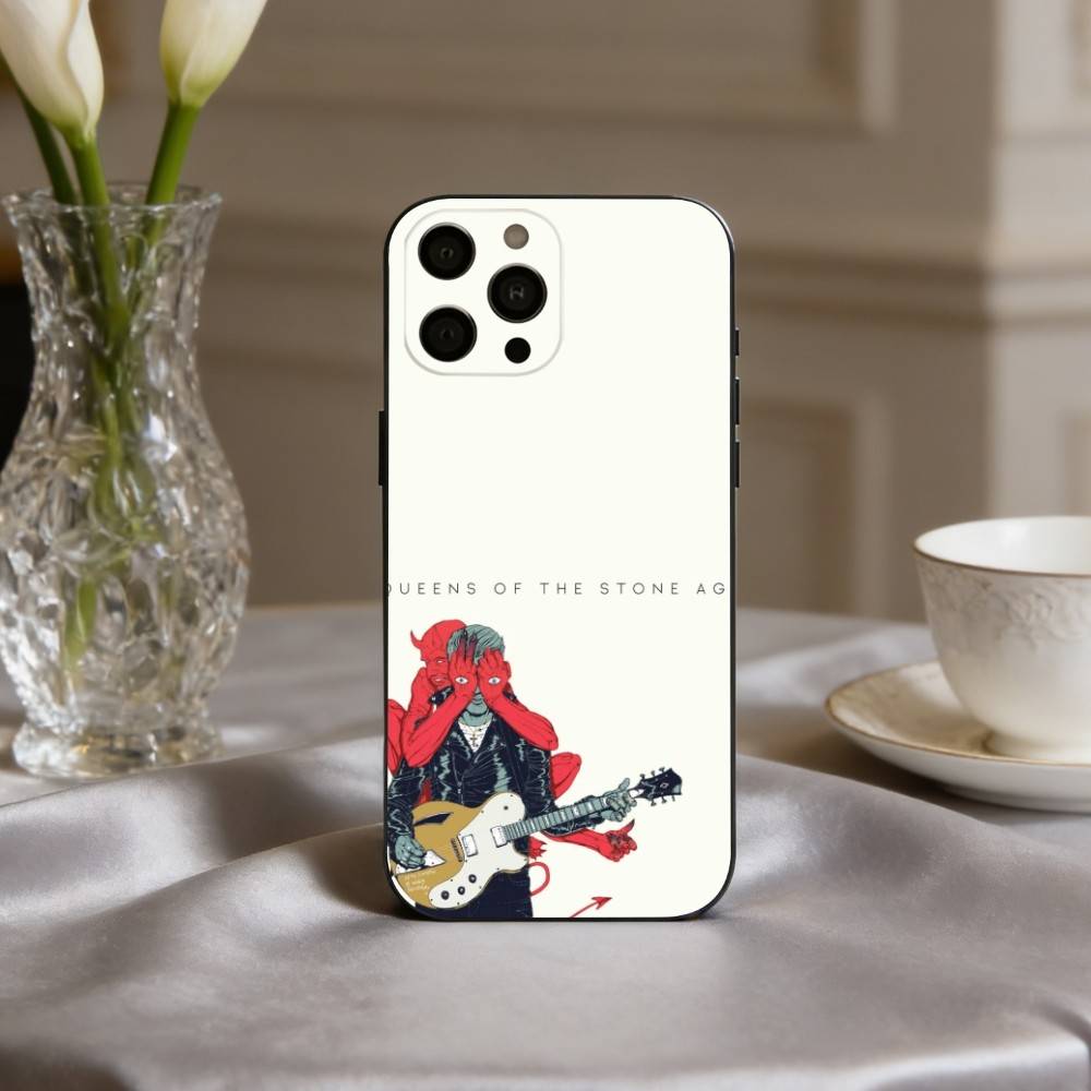Rock Q-Queens of the S-Stone Age  Phone Case Silicone Soft For IPhone 17pro 16 15 14 13 12 11 X XR Plus Pro Max Plus