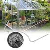 50pcs Stainless Steel Greenhouse Glass Clip Spring Clamp Rust Resistant Holder For Easy Installation and Glass Stablity