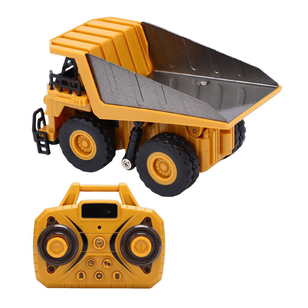 1 64 RC Dump Truck Toy Mini Bluetooth App Control Desktop Model Engineer Truck 2.4GHz Remote Control Construction