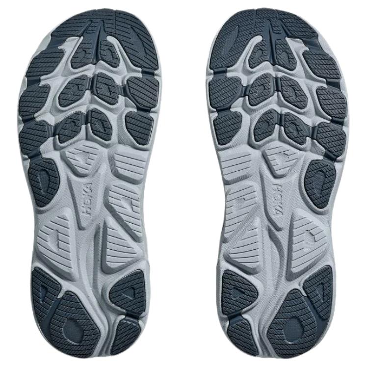 HOKA ONE ONE CLIFTON 10 Lightweight Casual Running Shoes Women's Gray Wide Fit 1162050-GRTM