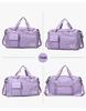 Stylish Polka Dot Travel Bag: Large Capacity, Wet/Dry Separation, Ideal for Business Trips & Fitness