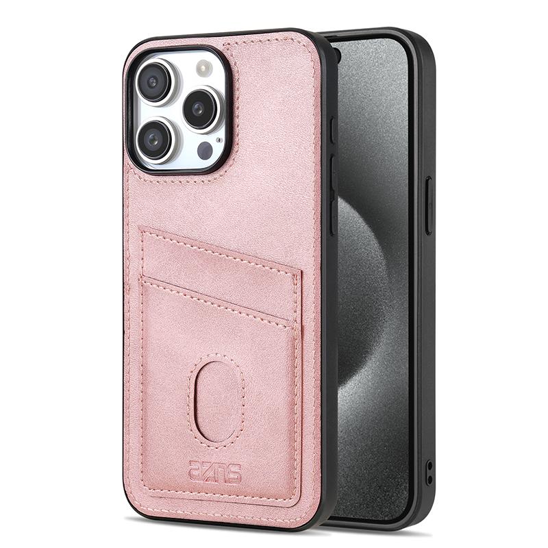Vertical Cards Solt Wallet Leather Case For iPhone 16 Pro Max 15 Plus 14 13 12 11 Shockproof Business Ultra Thin Pocket Cover