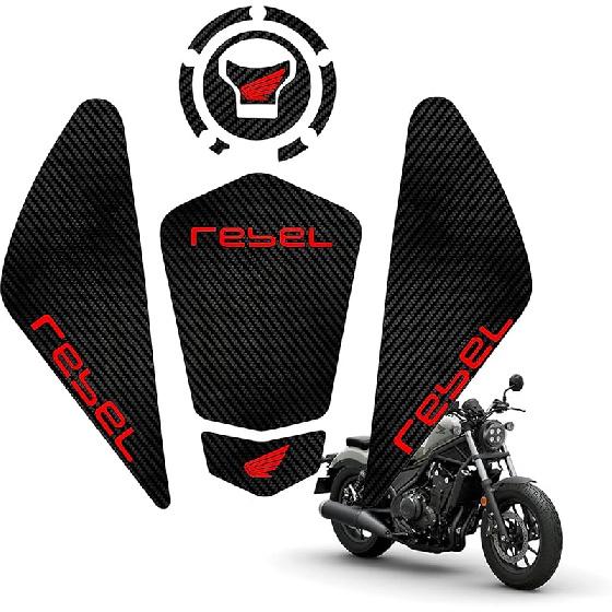 Наклейка на топливный бак для rebel250 rebel300 rebel500 2017-2025 Теплоизоляция, предотвращение повреждений, накладка на топливный бак, аксессуары rebel 500, rebel 300 Red A