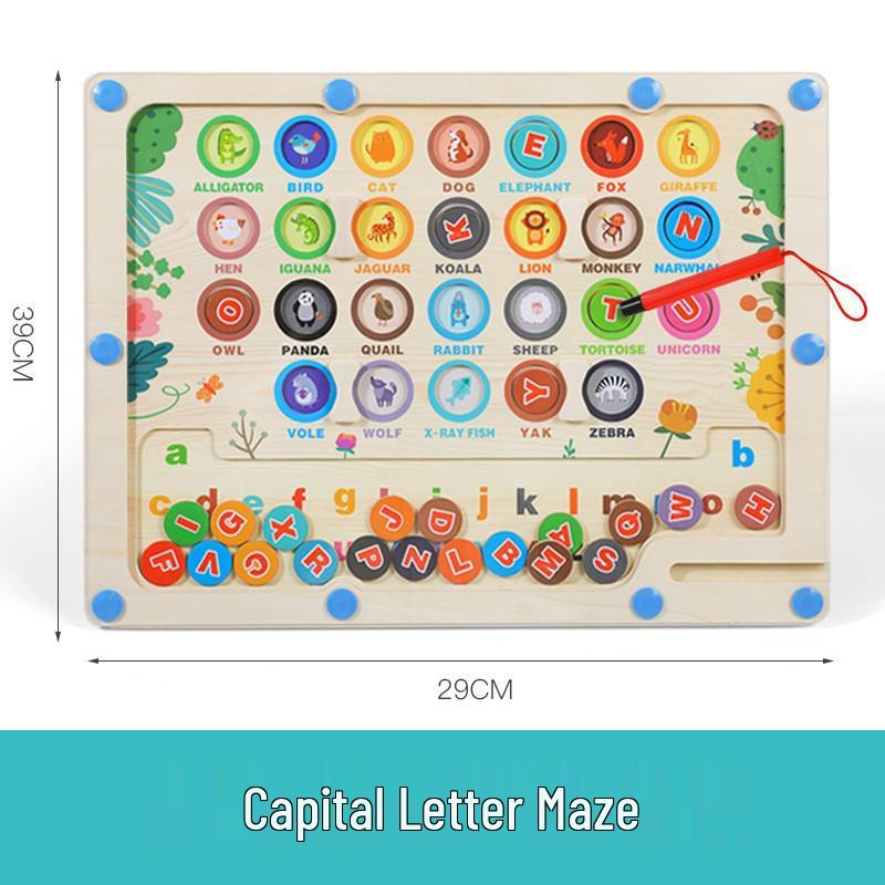 CPC Tre Magnetisk Labyrint Tellerbrett Leke for Barn - Pedagogisk Leke med Magnetisk Penn og Kuler