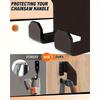 Heavy Duty Chainsaw Wall Mount Metal Chainsaw Hanger Holder For Garage Sturdy Chainsaw Storage Rack With Screws & Anchors