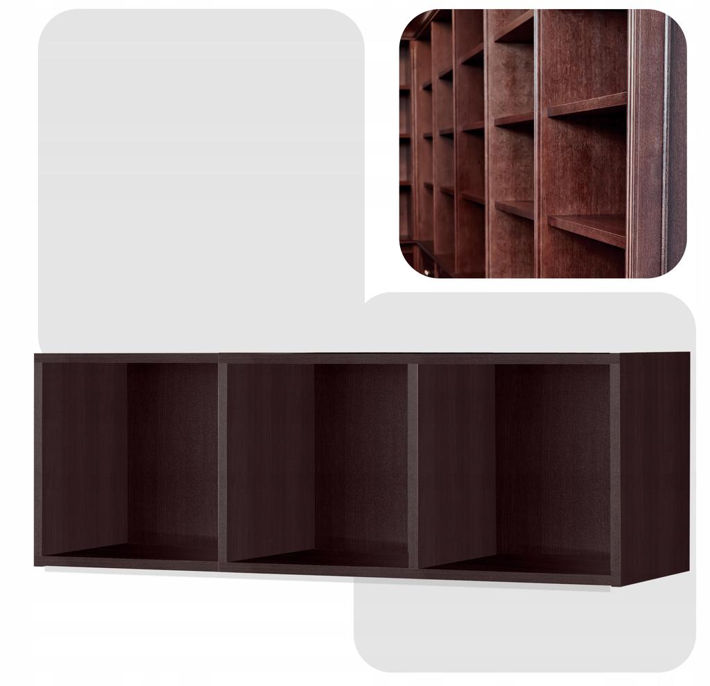 Shelf Bookcase Organizer Container Stand for Vinyl Records Binders Cubo 3