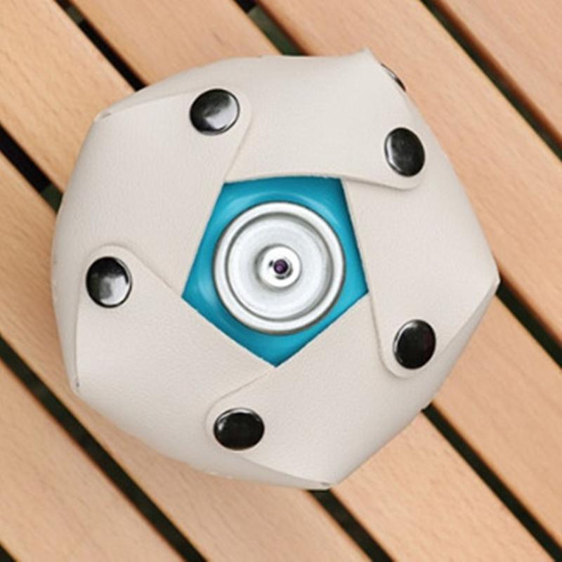 PU Propane Gas Cylinder Cover Gas Fuels Tanks Protector Gas Canister Cover Cylinder Picnics Gas Canister Protective Case