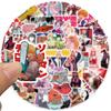 50 Latest Anime Chainsaw Man Graffiti Stickers Decorate Suitcase Guitar Notebook DIY Waterproof Stickers