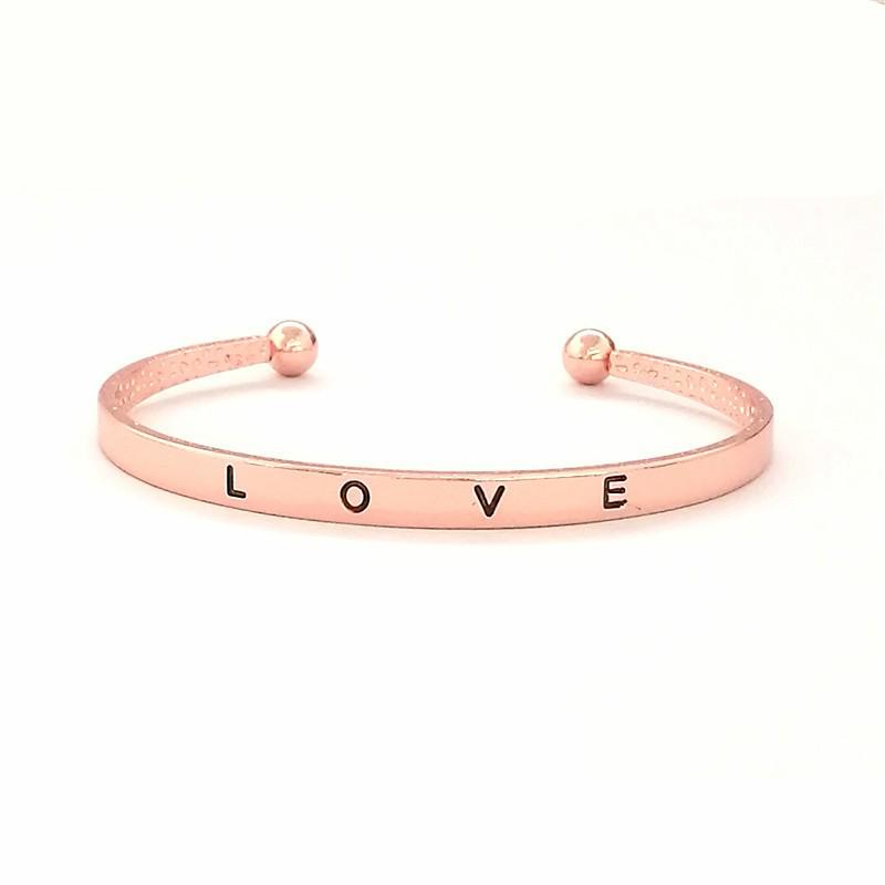 Minimalist C-Shaped Love Bracelet: Versatile English Letter Design for Women