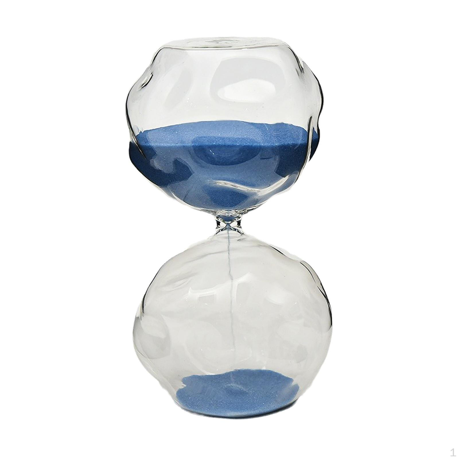 

30-хвилинний пісочний годинник Настільний орнамент Мінімалістичний офісний таймер Годинник Пісочний годинник для кухні синій