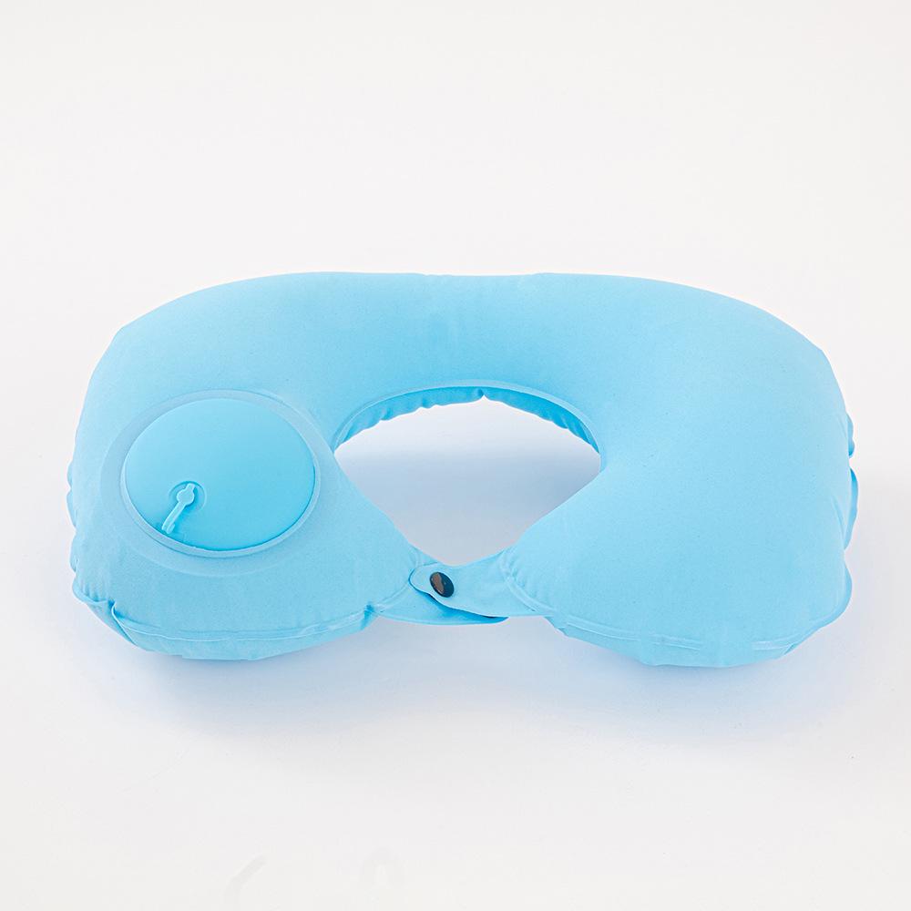 Milk Silk Inflatable U-Shaped Neck Pillow for Travel