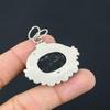 Daughters Day Sale 925 Silver Black Tourmaline Rough Stone Handcrafted Pendant