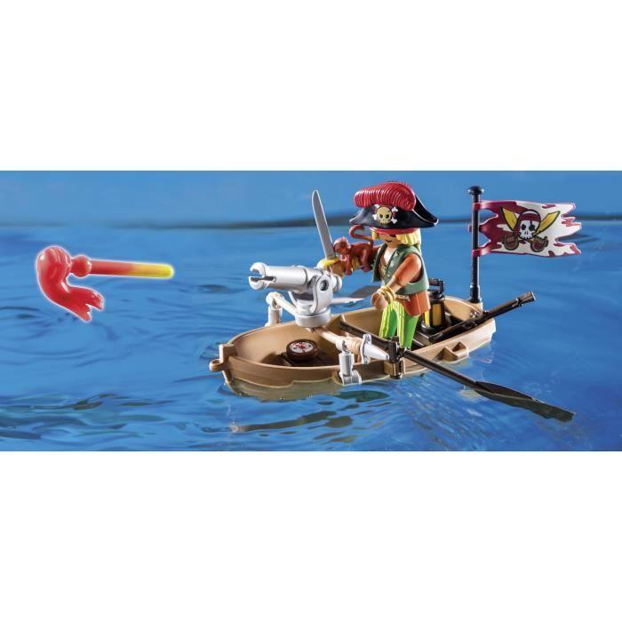 PLAYMOBIL 71636 Calendrier l'Avent Pirate, 24 surprises, 98 pièces, Dès 4 ans