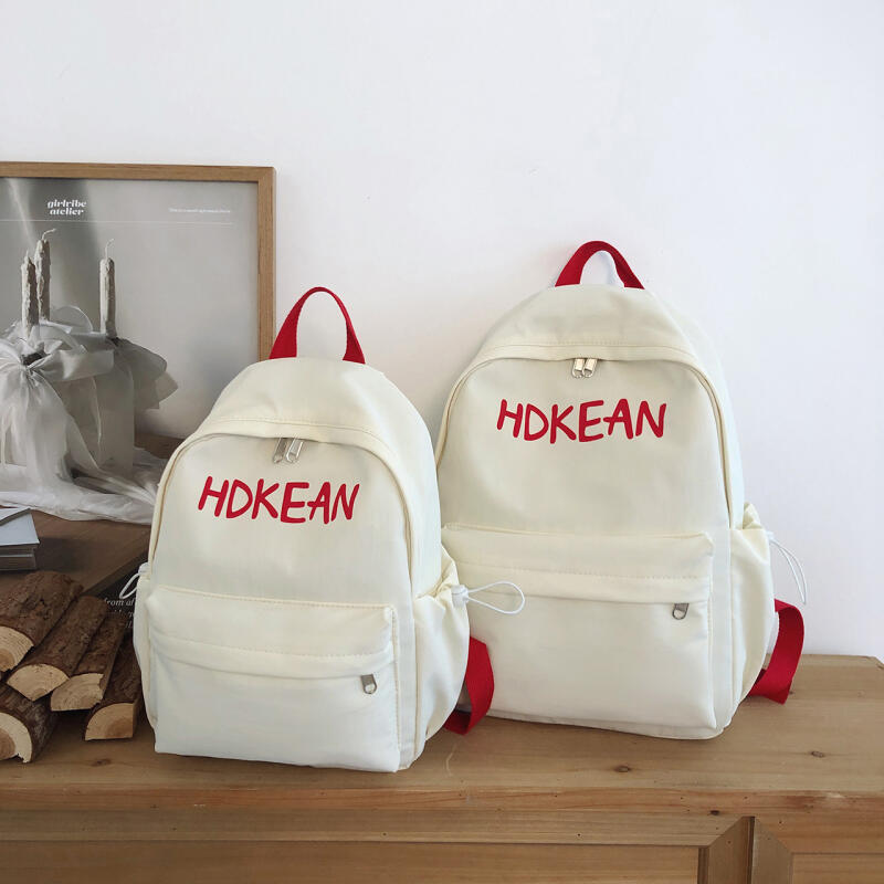 Senior High School Large Capacity Schoolbag Women's Letter Backpack