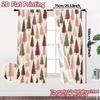 2D Flat Printing  JIT 2pcs   Curtains (Without Rod) Festive Forest(3) Creative Modern Curtains Durable Polyester Curtains Home