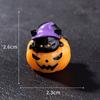 Halloween Decoration Accessories Miniature Figurines Mummy Skull Rabbit Magic House Ghost Pumpkin Desktop Scene Decor Set 8Pcs