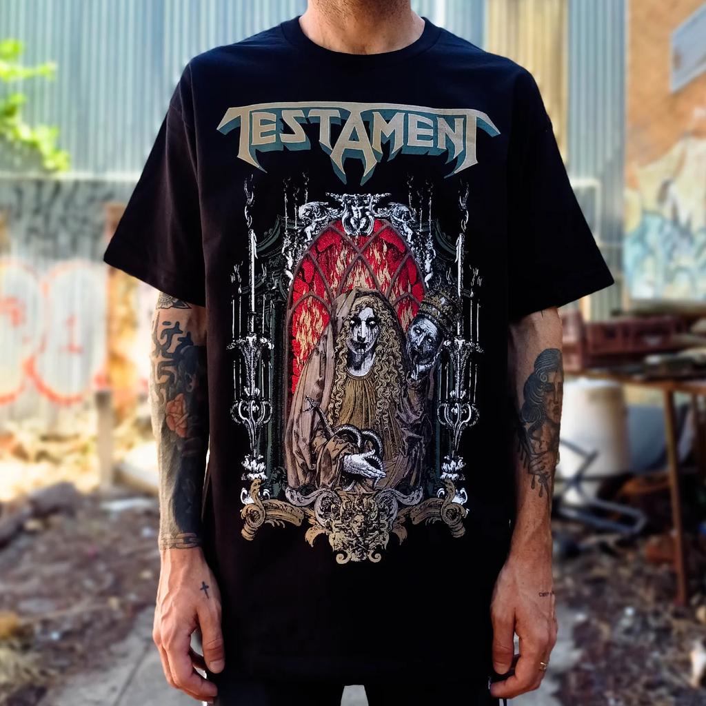 Hot Limited 2026 Testament Band Printed Music Cotton T-shirt Summer Casual Top Short Sleeve Classic Male Tee Unisex