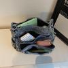 Vintage Multi-Pocket Denim Women's Bag Hand Shoulder Crossbody Bag