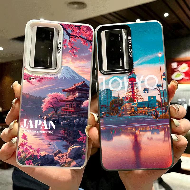 Osaka Tokio Japan Landschaft Stoßfeste Handyhülle für Xiaomi Poco X7 X6 X5 X3 Pro F7 Ultra M8 Redmi 15C 15 14C 13C 12C 10C 13 12 1