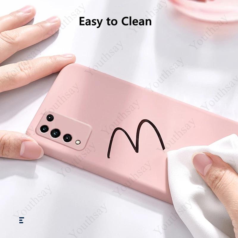 For Xiaomi Mi 11 Lite 5g NE Case For Xiaomi Mi 11 lite 12 12X 11T Redmi Note 11 Cover Liquid Silicone Shell Funda For Xiaomi 12