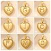 316L Stainless Steel Initial Necklace Letter Heart Pendant Chain For Women Jewelry Accessories