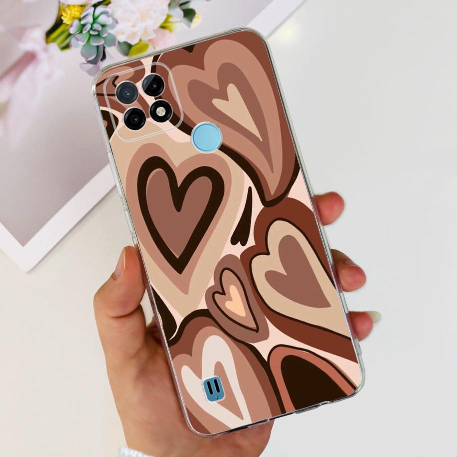 For Realme C21Y Case Realme C21 Phone Case 2023 New Printed Soft Back Cover For Realme C25 C25S C25Y RealmeC21Y Shockproof Coque