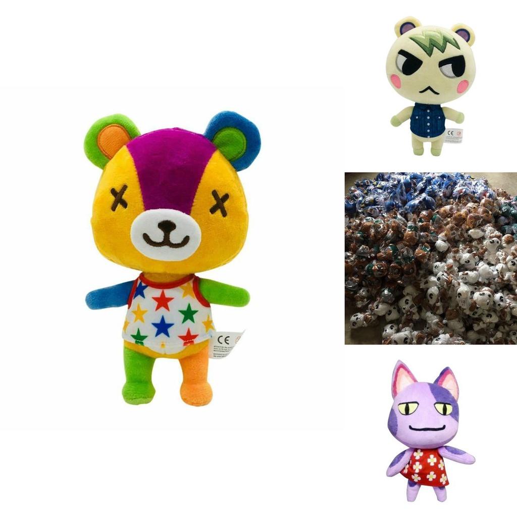 Weiches und entzückendes Animal Crossing Stitches Bob Marshal Raymond 8-Zoll Plüschtier Puppe