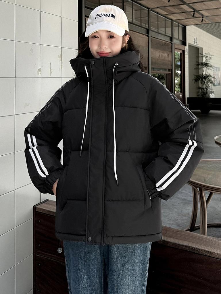 Women’s Short Hooded Windproof Thicken Warm Winter Jacket 3 Colors