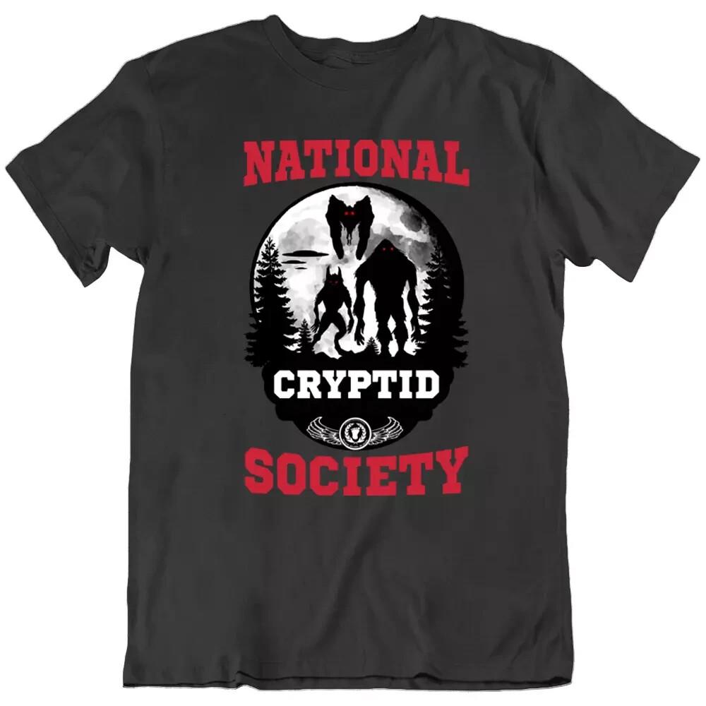 Bigfoot Mothunisex Monster National Cryptid Society Ufo Funny T Shirt Tee Gift New S