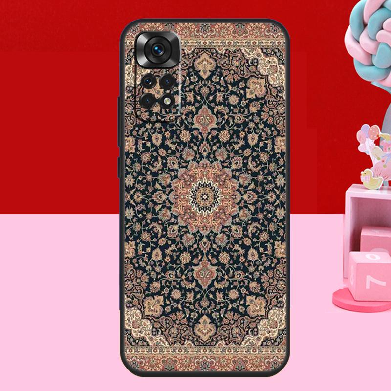 Persian Rug Art Case For Xiaomi Redmi Note 11 10 12 13 14 Pro 11S 12S Redmi 15 C 14C 10C 12C 13C Soft Cover