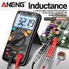 Coil Inductance Multimeter Duty Cycle Hz Tester ANENG AL01 6000 Counts NCV Temperature Meter True-RMS Voltage Pro Tester Tools