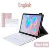 Wireless Bluetooth Touchpad Keyboard Case for Samsung Galaxy Tab A7 S6 Lite Leather Cover English Russian Spanish German French