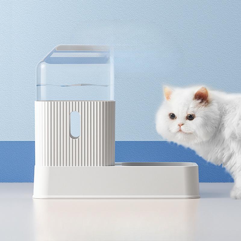 Cat and Dog Automatic Feeder Water Fountain Pet Cat Bowl Non-wet Mouth Cat Basin Dog Bowl Water Dispenser Supplies