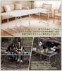 DesertFox Camping Table Outdoor Table Folding 180CM 3 Levels Adjustable Height For Picnic Leisure Camping Folding Compact Storage Easy Assembly 008