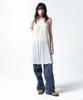 INSILENCE WOMEN Vintage Textured Dress White